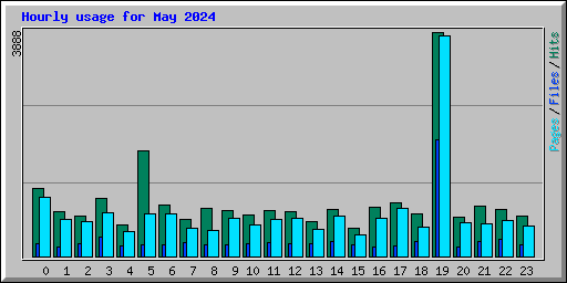 Hourly usage for May 2024